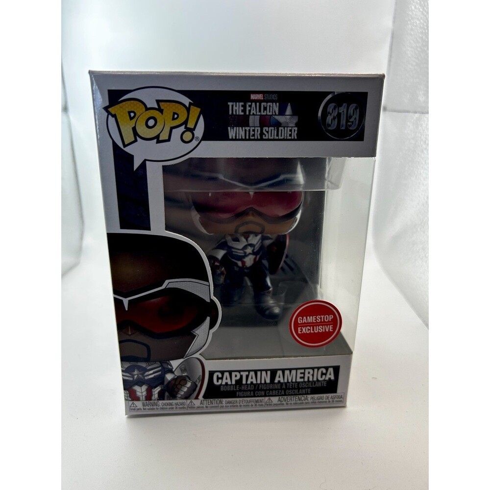 Funko Pop! Vinyl: Marvel - Captain America - GameStop (Exclusive) #819